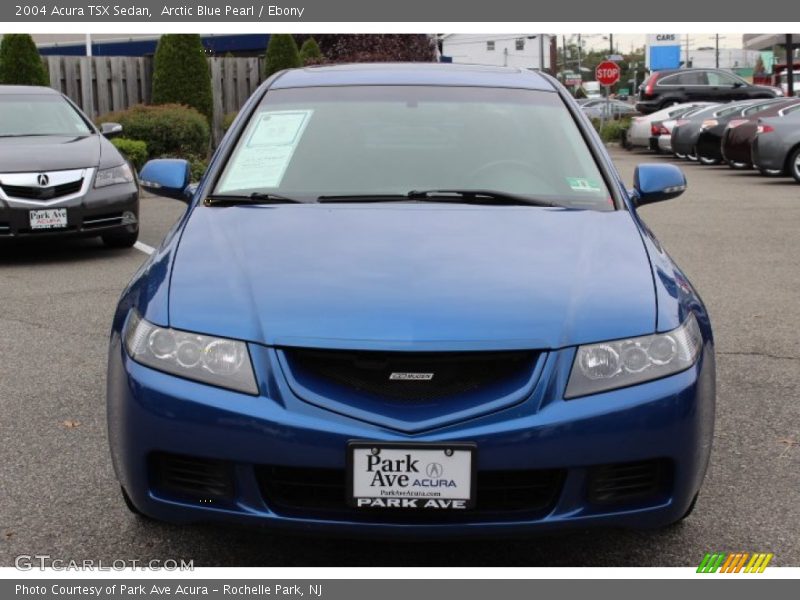 Arctic Blue Pearl / Ebony 2004 Acura TSX Sedan