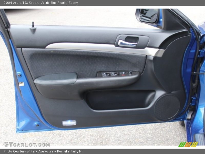 Arctic Blue Pearl / Ebony 2004 Acura TSX Sedan