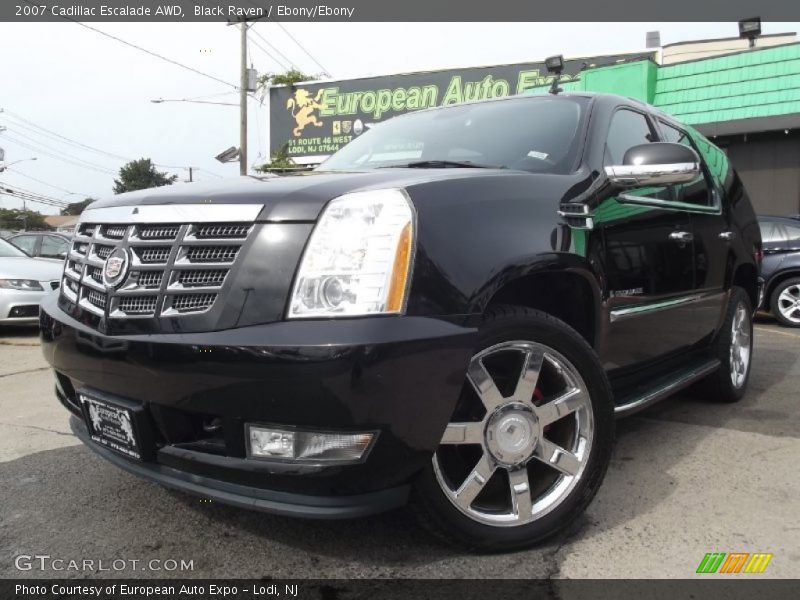 Black Raven / Ebony/Ebony 2007 Cadillac Escalade AWD