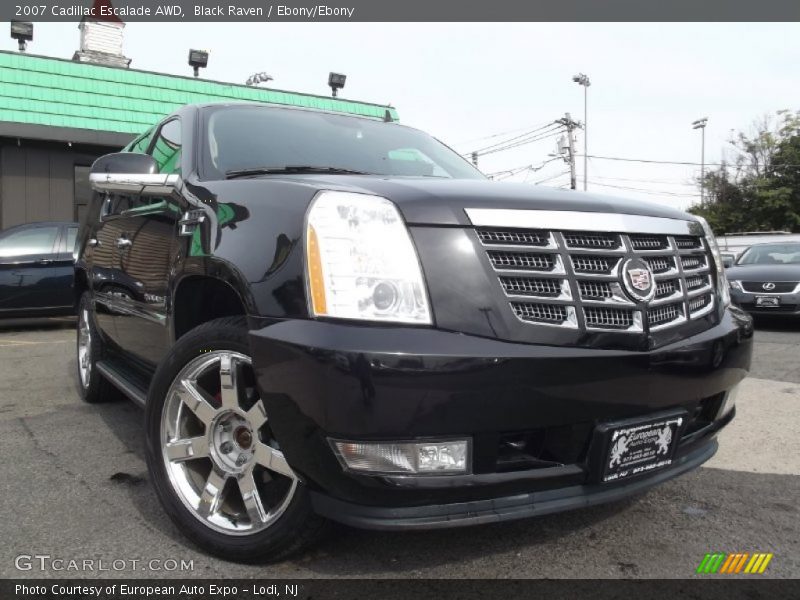 Black Raven / Ebony/Ebony 2007 Cadillac Escalade AWD