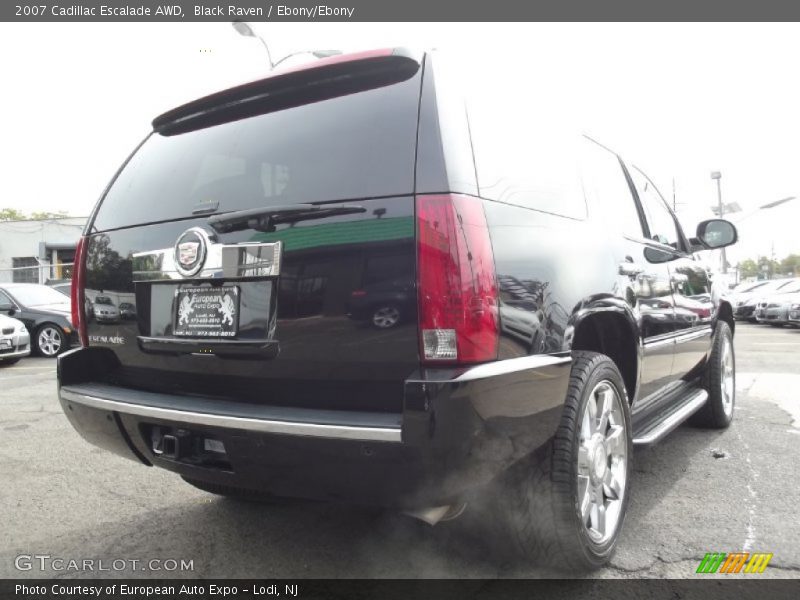 Black Raven / Ebony/Ebony 2007 Cadillac Escalade AWD
