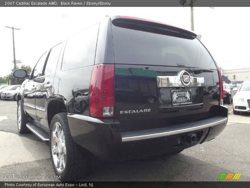 Black Raven / Ebony/Ebony 2007 Cadillac Escalade AWD