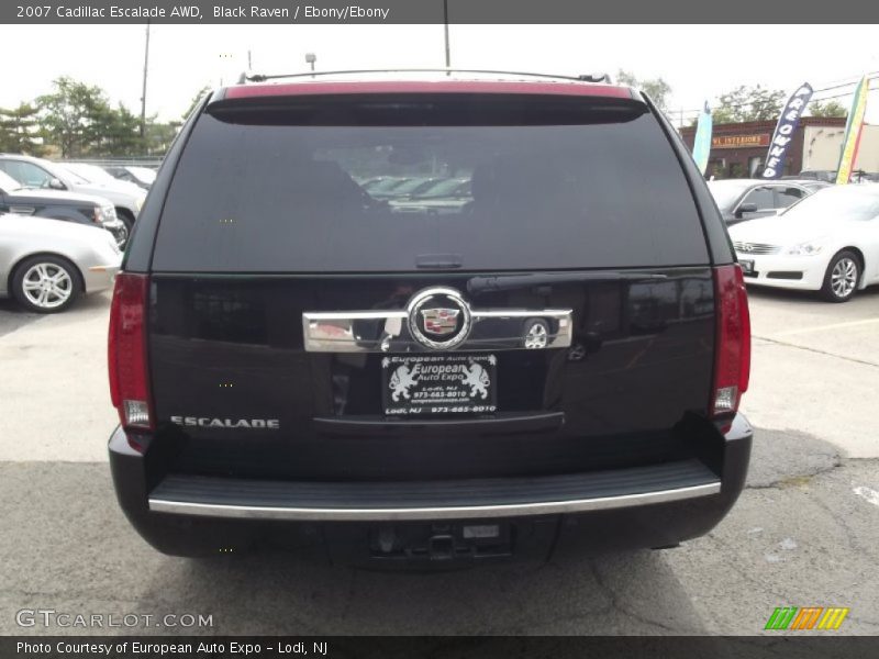Black Raven / Ebony/Ebony 2007 Cadillac Escalade AWD