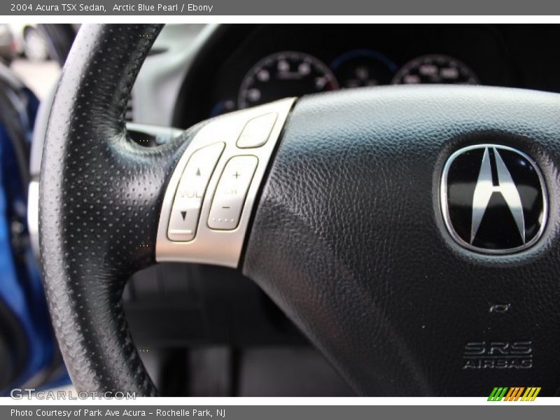Arctic Blue Pearl / Ebony 2004 Acura TSX Sedan