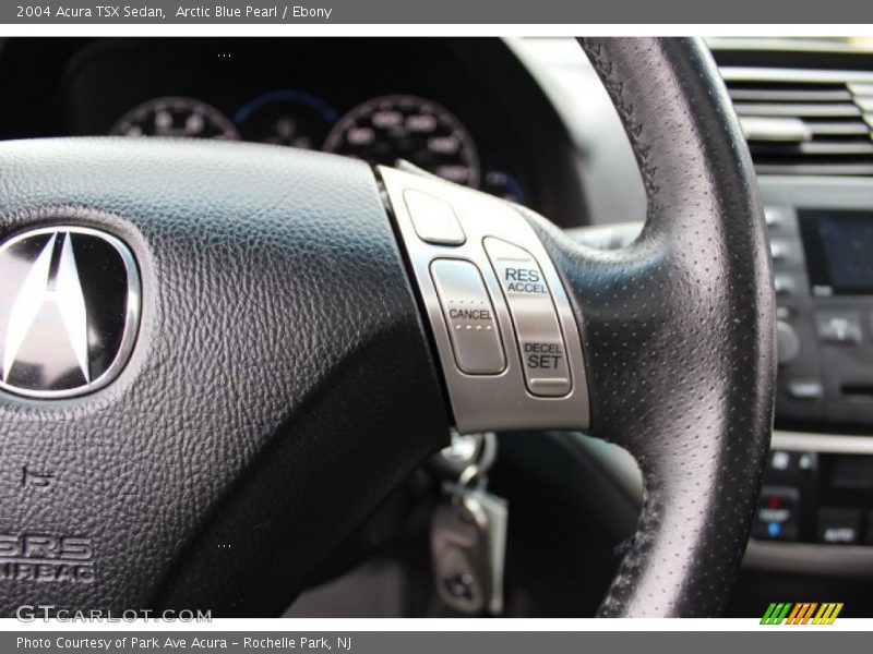 Arctic Blue Pearl / Ebony 2004 Acura TSX Sedan