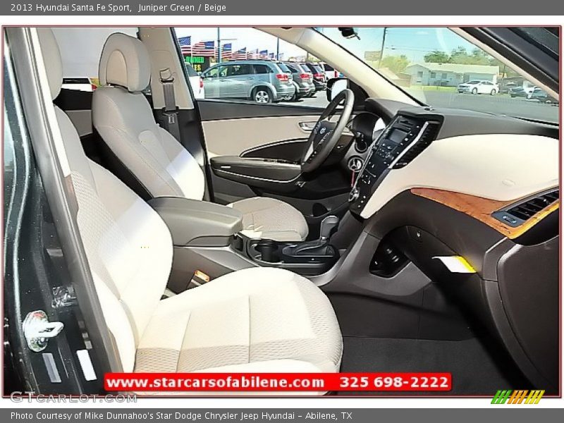 Juniper Green / Beige 2013 Hyundai Santa Fe Sport
