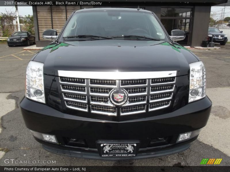 Black Raven / Ebony/Ebony 2007 Cadillac Escalade AWD