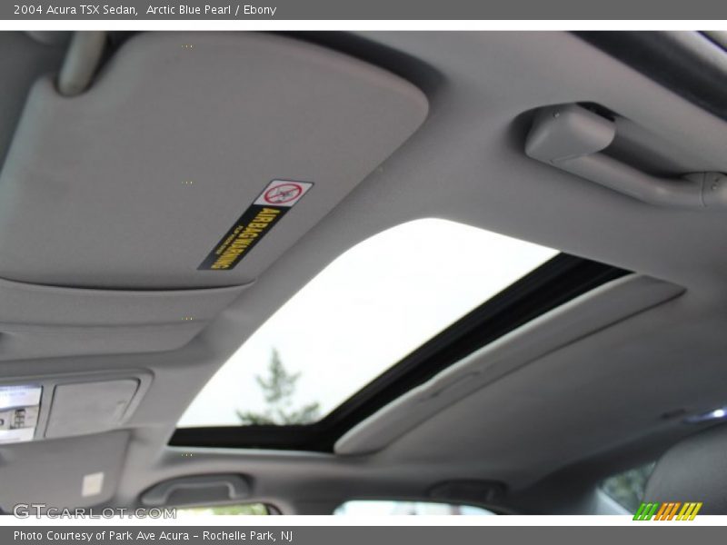 Arctic Blue Pearl / Ebony 2004 Acura TSX Sedan
