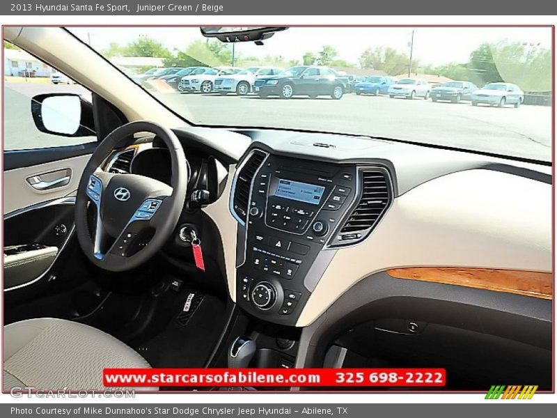 Juniper Green / Beige 2013 Hyundai Santa Fe Sport