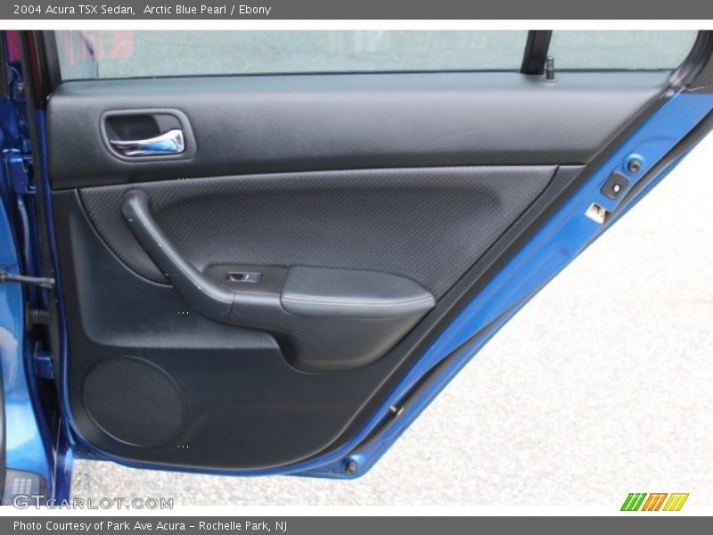 Arctic Blue Pearl / Ebony 2004 Acura TSX Sedan
