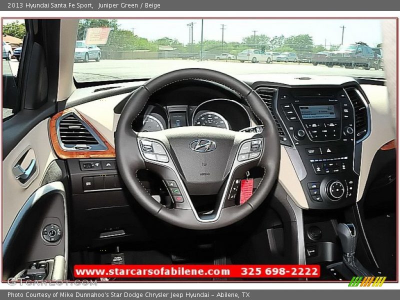 Juniper Green / Beige 2013 Hyundai Santa Fe Sport