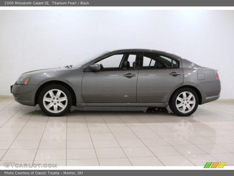 Titanium Pearl / Black 2006 Mitsubishi Galant SE