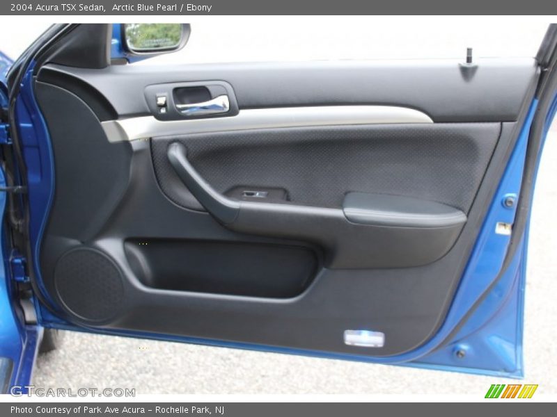 Arctic Blue Pearl / Ebony 2004 Acura TSX Sedan