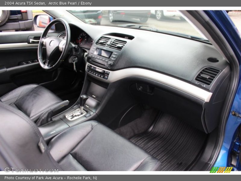 Arctic Blue Pearl / Ebony 2004 Acura TSX Sedan