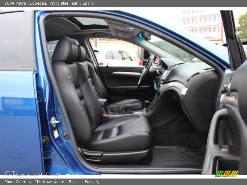 Arctic Blue Pearl / Ebony 2004 Acura TSX Sedan
