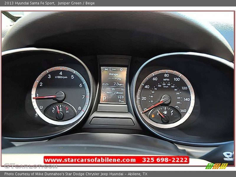 Juniper Green / Beige 2013 Hyundai Santa Fe Sport