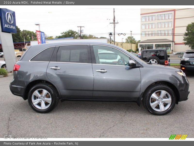 Polished Metal Metallic / Ebony 2010 Acura MDX