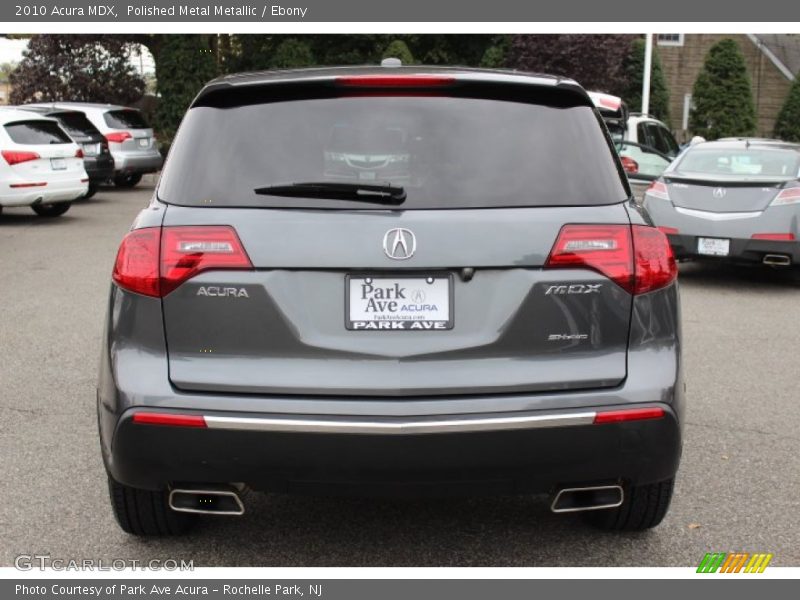 Polished Metal Metallic / Ebony 2010 Acura MDX