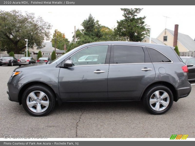 Polished Metal Metallic / Ebony 2010 Acura MDX