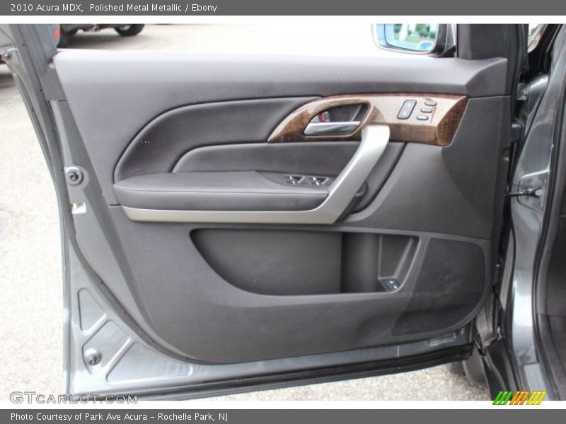 Polished Metal Metallic / Ebony 2010 Acura MDX