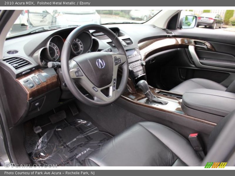 Polished Metal Metallic / Ebony 2010 Acura MDX