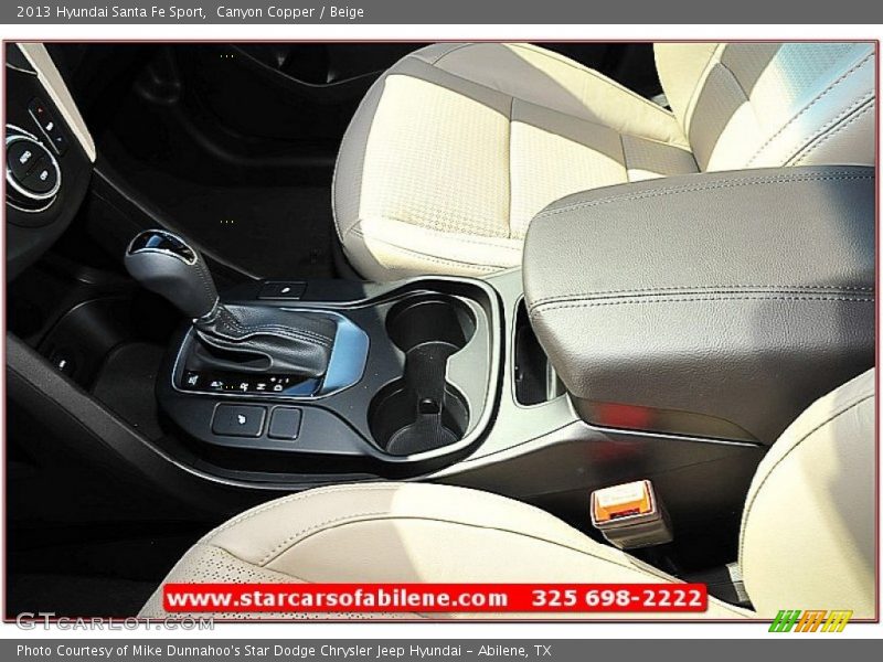 Canyon Copper / Beige 2013 Hyundai Santa Fe Sport