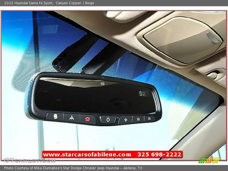 Canyon Copper / Beige 2013 Hyundai Santa Fe Sport