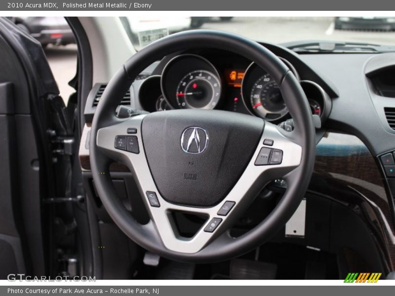 Polished Metal Metallic / Ebony 2010 Acura MDX