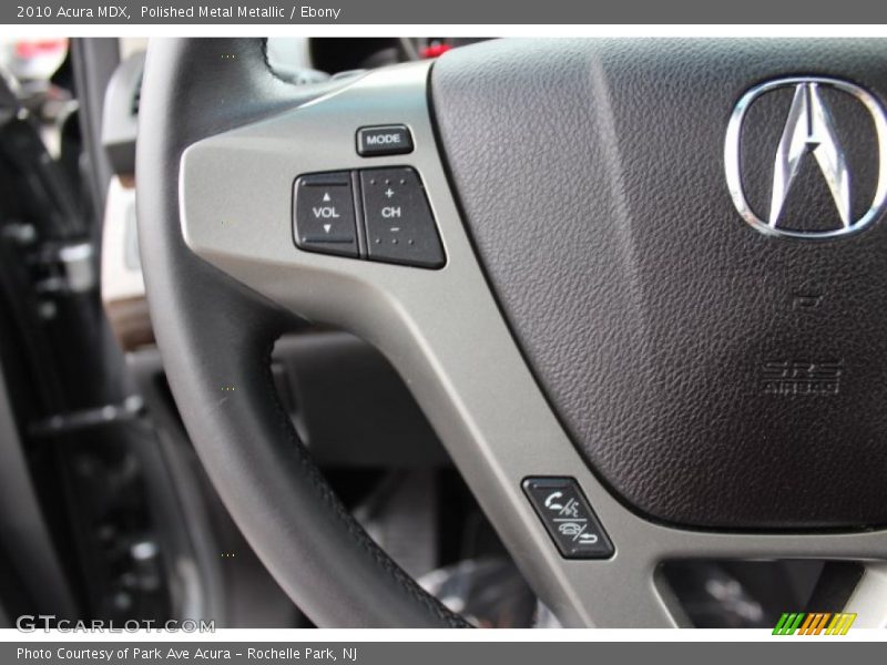 Polished Metal Metallic / Ebony 2010 Acura MDX