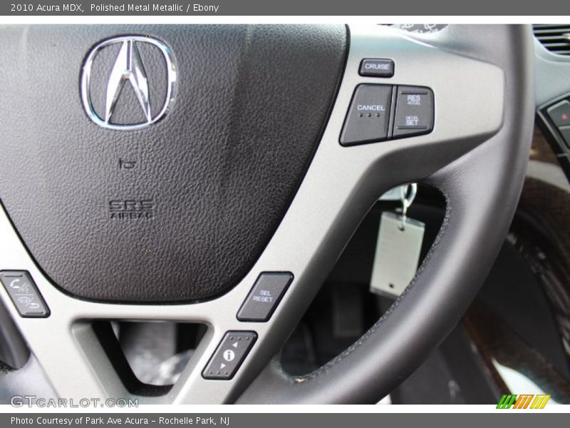 Polished Metal Metallic / Ebony 2010 Acura MDX