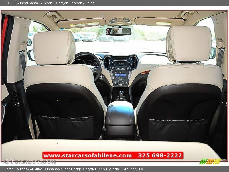 Canyon Copper / Beige 2013 Hyundai Santa Fe Sport
