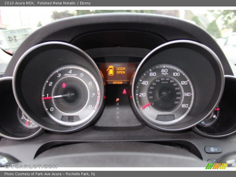 Polished Metal Metallic / Ebony 2010 Acura MDX