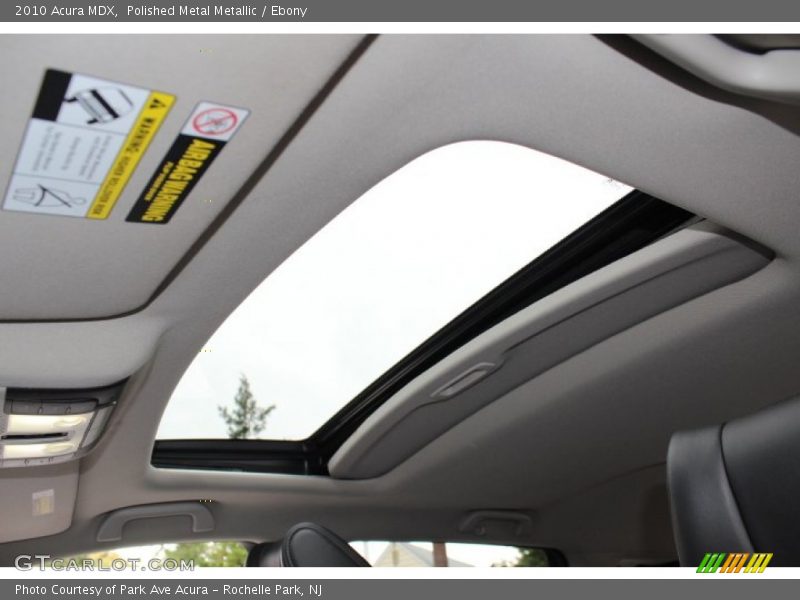 Polished Metal Metallic / Ebony 2010 Acura MDX