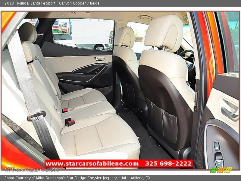 Canyon Copper / Beige 2013 Hyundai Santa Fe Sport