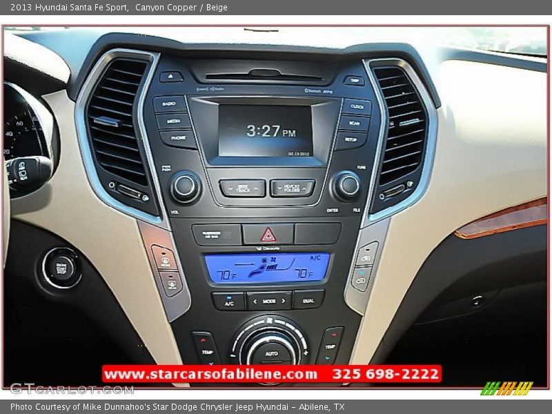 Canyon Copper / Beige 2013 Hyundai Santa Fe Sport