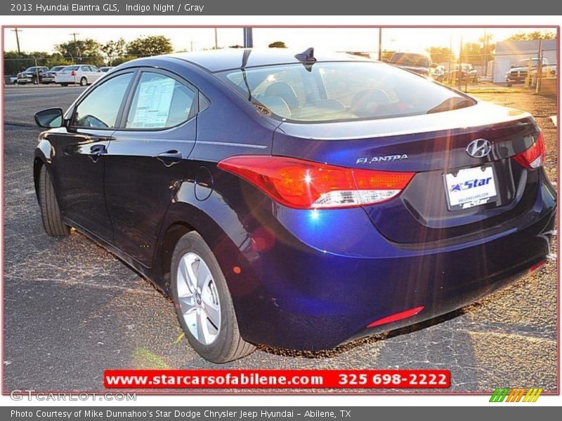 Indigo Night / Gray 2013 Hyundai Elantra GLS