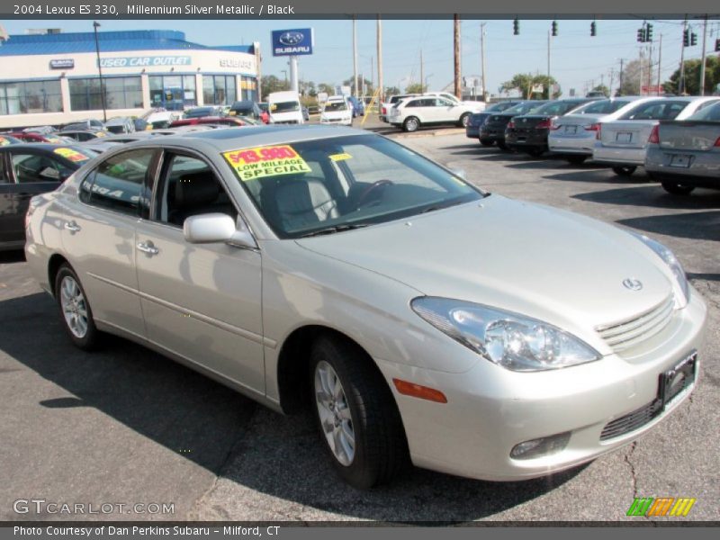 Millennium Silver Metallic / Black 2004 Lexus ES 330