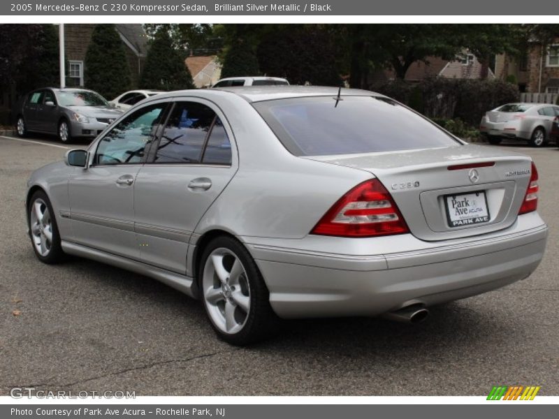 Brilliant Silver Metallic / Black 2005 Mercedes-Benz C 230 Kompressor Sedan