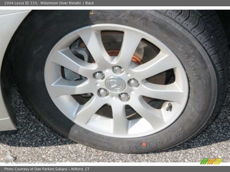 Millennium Silver Metallic / Black 2004 Lexus ES 330