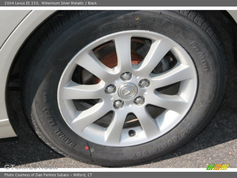 Millennium Silver Metallic / Black 2004 Lexus ES 330