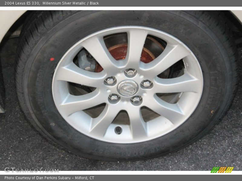 Millennium Silver Metallic / Black 2004 Lexus ES 330