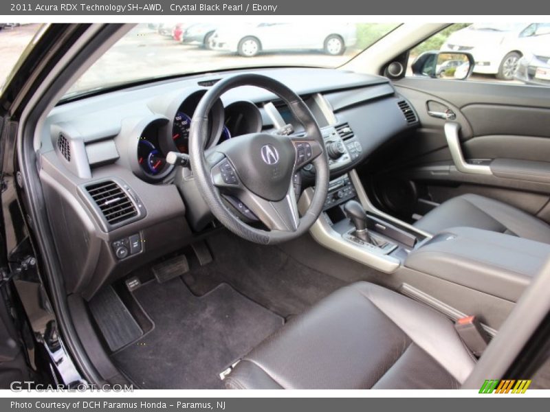 Crystal Black Pearl / Ebony 2011 Acura RDX Technology SH-AWD