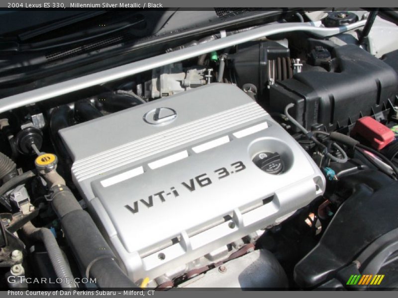 Millennium Silver Metallic / Black 2004 Lexus ES 330