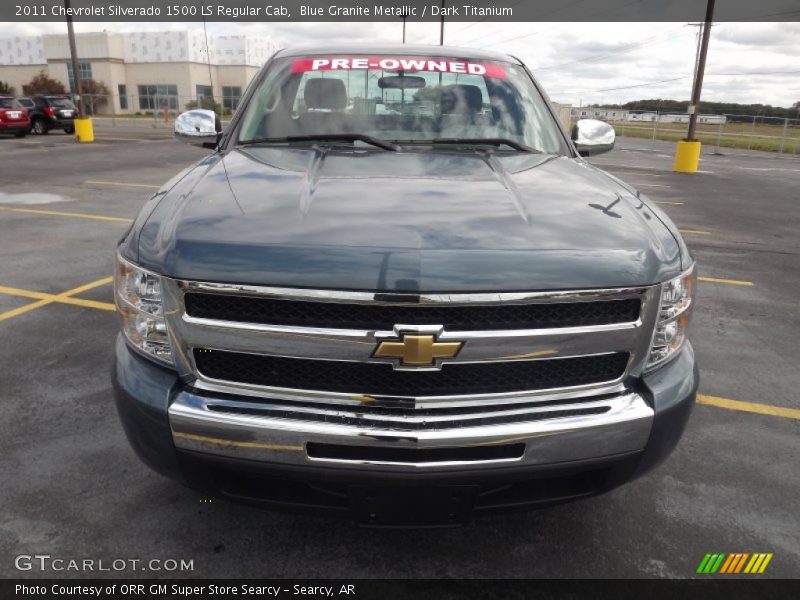 Blue Granite Metallic / Dark Titanium 2011 Chevrolet Silverado 1500 LS Regular Cab
