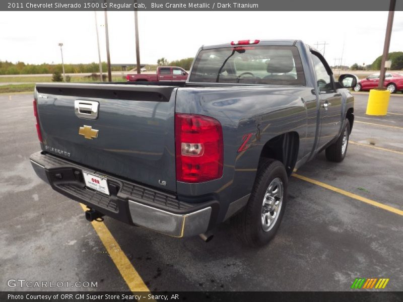 Blue Granite Metallic / Dark Titanium 2011 Chevrolet Silverado 1500 LS Regular Cab