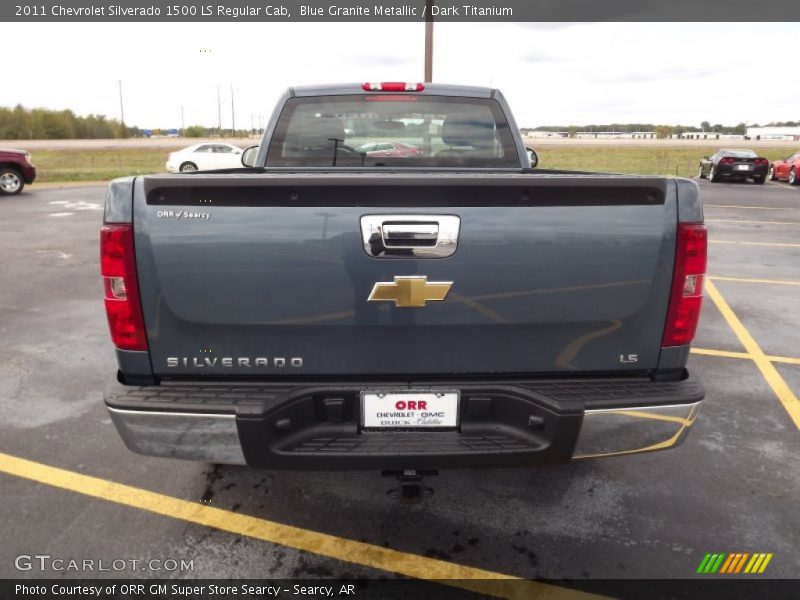 Blue Granite Metallic / Dark Titanium 2011 Chevrolet Silverado 1500 LS Regular Cab