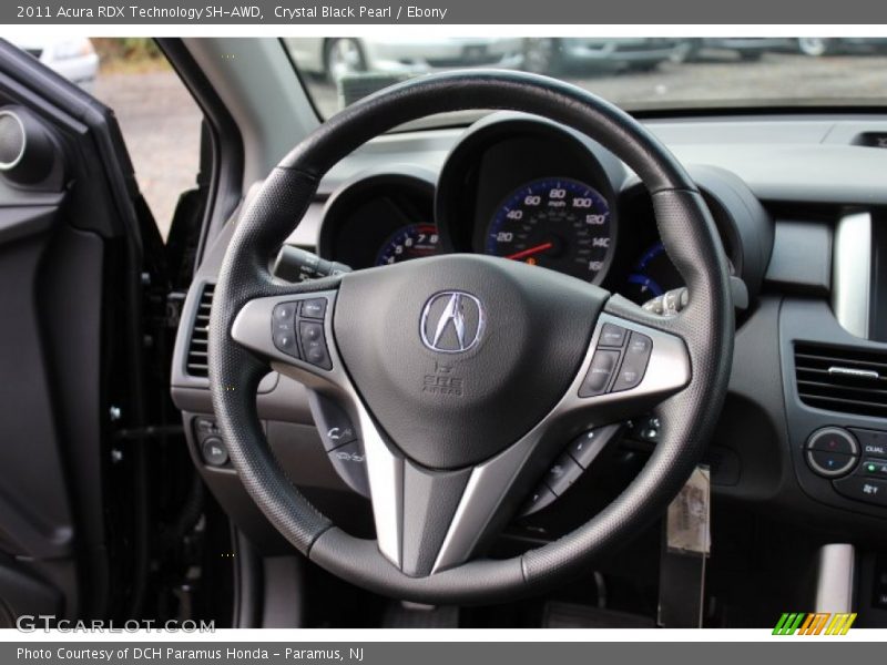 Crystal Black Pearl / Ebony 2011 Acura RDX Technology SH-AWD