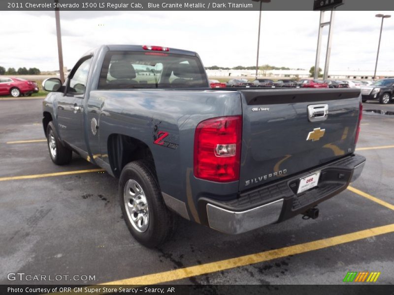 Blue Granite Metallic / Dark Titanium 2011 Chevrolet Silverado 1500 LS Regular Cab