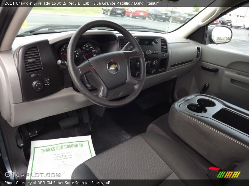Blue Granite Metallic / Dark Titanium 2011 Chevrolet Silverado 1500 LS Regular Cab