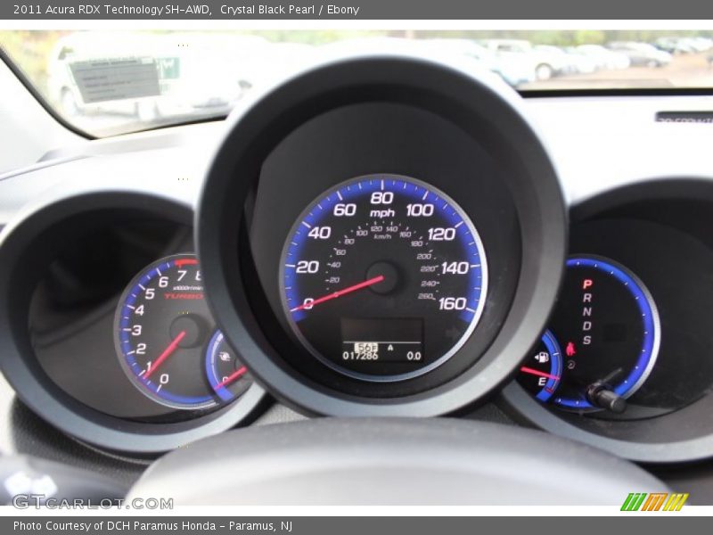 Crystal Black Pearl / Ebony 2011 Acura RDX Technology SH-AWD
